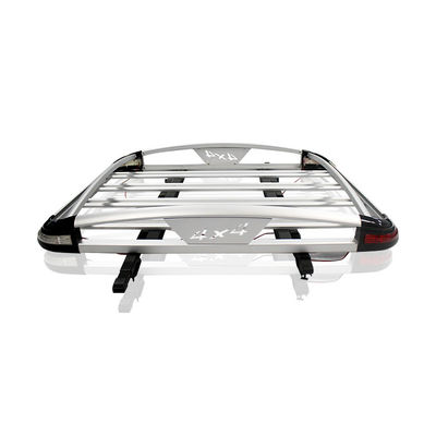 LC200 Aluminum Alloy Roof Luggage Holder Easy Installation For Camping Activities 28KG Load Capacity