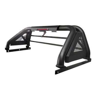 Barre de roulement de camion en acier enduit de poudre avec tube réglable pour HILUX REVO