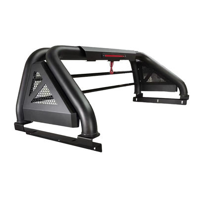Barre de roulement de camion en acier enduit de poudre avec tube réglable pour HILUX REVO