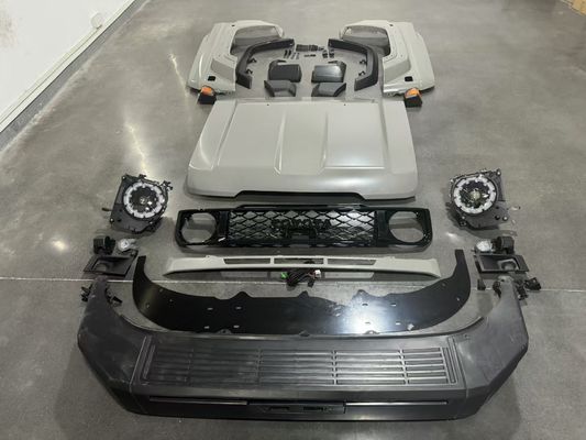 Toyota Car Front Grill Pour LC 76 2008-2023 Modifié Pour 2024 Surround