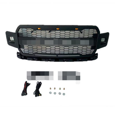 Grille avant de voiture noire pour véhicule Toyota Hilux Revo 2015-2018