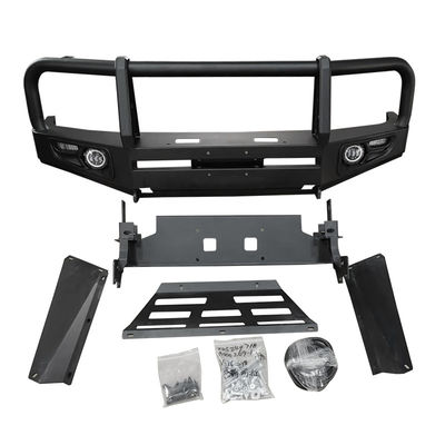 Pièces automobiles 4x4 tout-terrain en acier noir Accessoires de voiture Pare-chocs avant Barre de protection pour Toyota Hiace