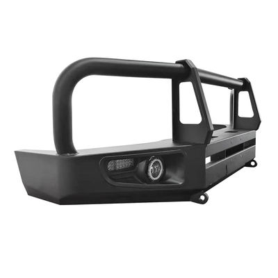 Accessoires 4x4 tout-terrain en acier, pare-chocs avant avec revêtement électrophorétique et barre de protection pour Toyota LC76