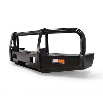 Off-road 4x4 accessoires en acier noir avant pare-chocs Bull Bar Pour Toyota LC76