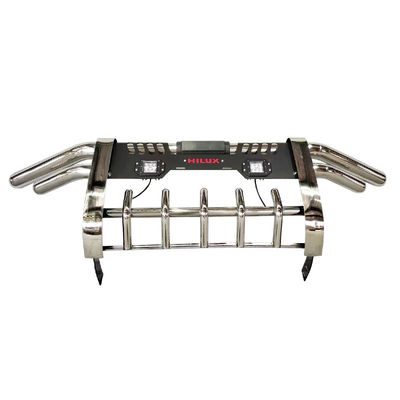 REVO Nouveau tube double élégant avec barre avant de clôture tube double avec lumière LED