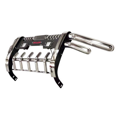 REVO Nouveau tube double élégant avec barre avant de clôture tube double avec lumière LED
