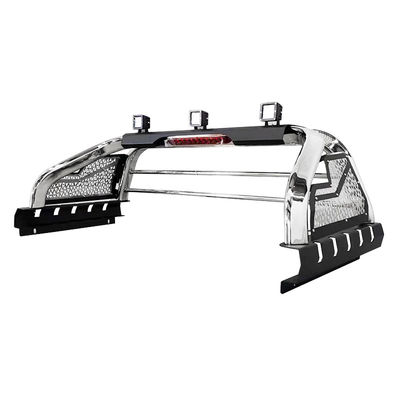 Arceau de sécurité sport en acier inoxydable personnalisé tout-terrain pour Hilux Revo avec feux LED