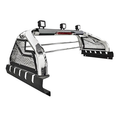 Arceau de sécurité sport en acier inoxydable personnalisé tout-terrain pour Hilux Revo avec feux LED