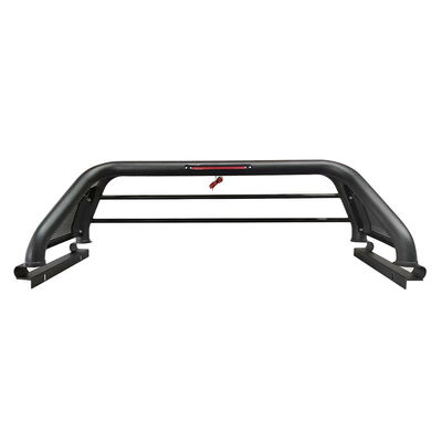 Off-road personnalisé en acier noir Sport Roll Bar Accessoires de voiture avec phares de freinage pour Hilux Navara