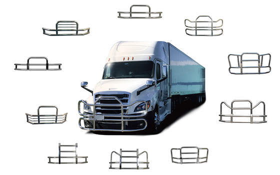 Dongsui usine classique forte usine nord-américaine prix d'origine nouveau semi-camion stylé pare-chocs garde-fous pour les cerfs pour le cargo Cascadia Volvo International Prostar Kenworth Peterbilt Mack Pinnacle