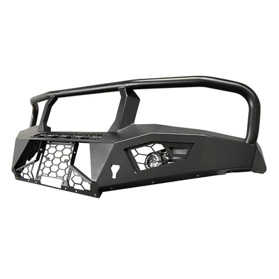 Accessoires de voiture tout-terrain 4x4 Pare-chocs avant en acier noir Barre de protection pour Toyota LC80
