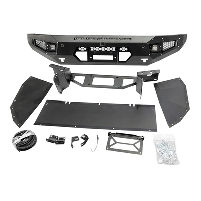 Accessoires de voiture tout-terrain pare-chocs avant en acier noir avec barre de protection pour Toyota LC250