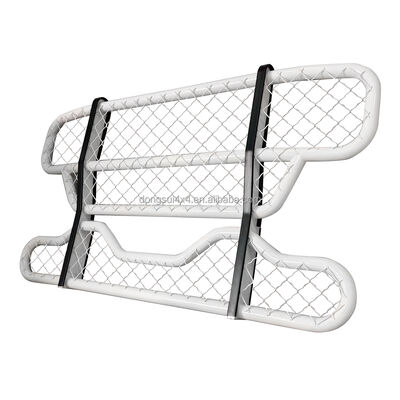 304 en acier inoxydable à deux couches, tube rond, pare-chocs avant, détecteur de cerfs, avec dimensions personnalisables pour les camions Volvo