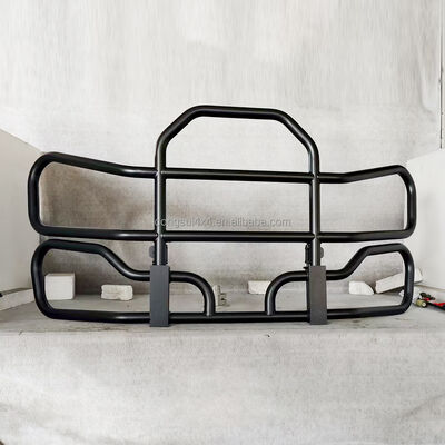 304 en acier inoxydable Tuboir rond en trois couches Garde de cerf à pare-chocs avant avec dimensions personnalisables