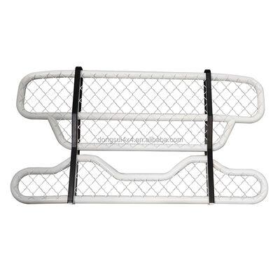 304 en acier inoxydable à deux couches, tube rond, pare-chocs avant, détecteur de cerfs, avec dimensions personnalisables pour les gros camions