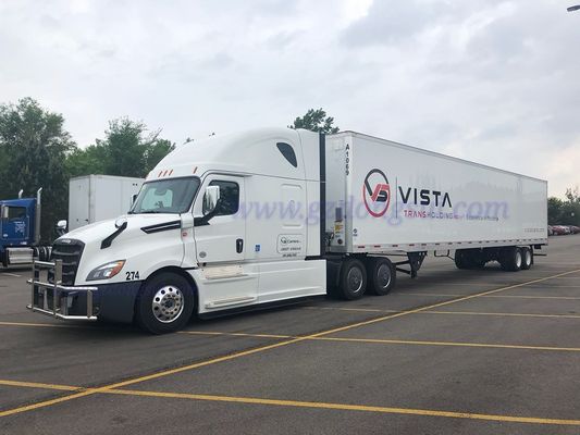 Couleur d'argent de garde de 304 d'acier inoxydable cerfs communs de camion pour Freightliner Cascadia