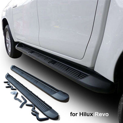 Panneau courant de pas de côté en aluminium de Wholesale 4x4 de fabricant d'OEM pour Toyota Hilux Revo avec des parenthèses