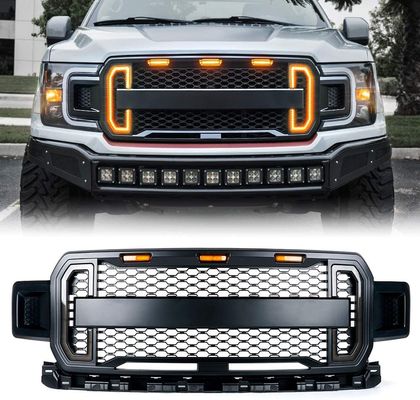 Accessoires automatiques du gril 4X4 d'avant de voiture de Dongsui pour Ford F-150 2018 - 2019