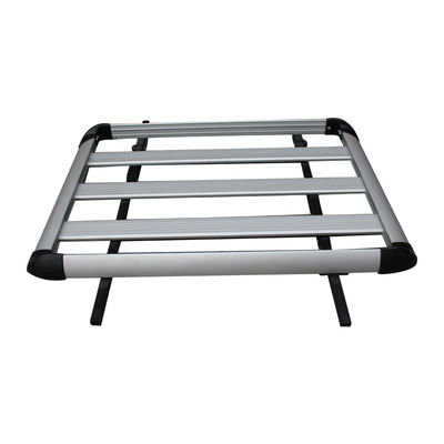 galerie supérieure en aluminium de transporteur de bagage de la voiture 4X4 couleur d'argent de garantie de 1 an