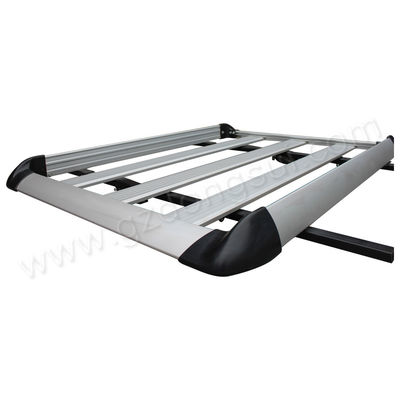 galerie supérieure en aluminium de transporteur de bagage de la voiture 4X4 couleur d'argent de garantie de 1 an