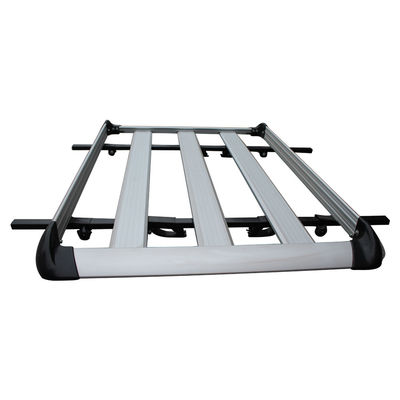 galerie supérieure en aluminium de transporteur de bagage de la voiture 4X4 couleur d'argent de garantie de 1 an