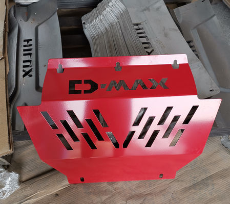 Plat automatique de dérapage de couleur rouge de Dmax, panneau de protection de moteur pour le camion pick-up