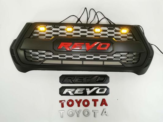 ABS de Wholesale de fabricant d'OEM Front Grill noir de plastique pour Toyota Hilux Rocco Revo 2020 2021