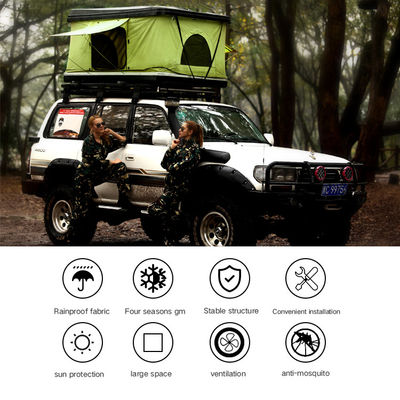 Débouché d'usine en dehors de l'ABS imperméable campant Shell Car Roof Top Tent dure pour la voiture de SUVs