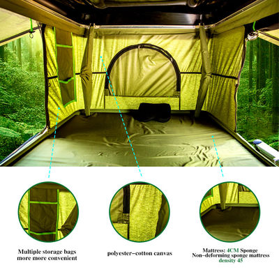 Débouché d'usine en dehors de l'ABS imperméable campant Shell Car Roof Top Tent dure pour la voiture de SUVs