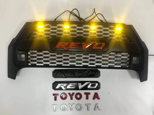ABS de Wholesale de fabricant d'OEM Front Grill noir de plastique pour Toyota Hilux Rocco Revo 2020 2021