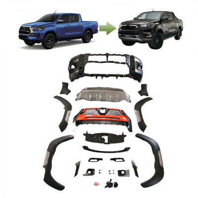 Fabricant Wholesale Black Car Front Bumper Rocco 2020 d'OEM 2021 kits de corps de remontée du visage