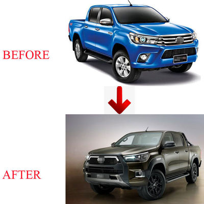 Pare-choc avant de voiture noire Rocco 2020 2021 Kit carrosserie restylage