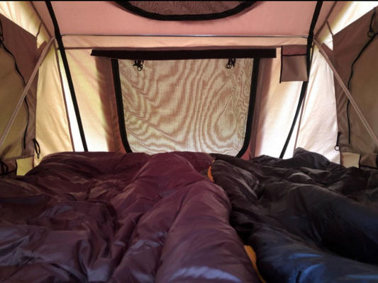 Camping-car en aluminium de la personne 4x4 4 imperméable Shell Rooftop Roof Top Tent molle avec la pièce d'annexe