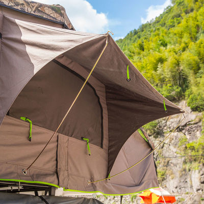 Dessus de toit Shell Vehicle Roof Tent molle de tente de côté de voiture de 4 personnes