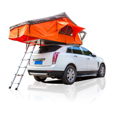 Dessus de toit Shell Vehicle Roof Tent molle de tente de côté de voiture de 4 personnes