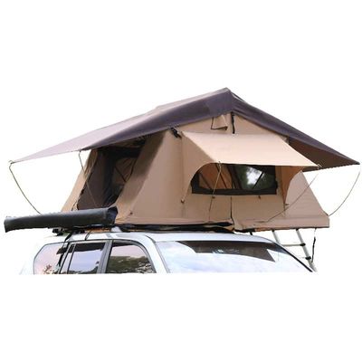 voiture campante de Suv de voyage en aluminium antipluie du tissu 4x4 Shell Rooftop Roof Top Tent molle avec la lucarne