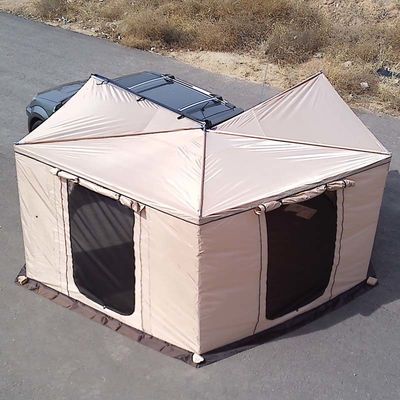 Sunproof imperméabilisent la tente de dessus de toit de hard-top de 270 degrés avec la pièce de tissu