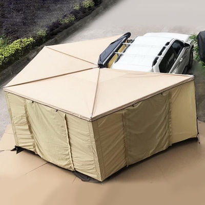 la tente 4x4 Sunproof escamotable de toit de la voiture 420D imperméabilisent la tente de famille de tente de 270 degrés avec la pièce de tissu