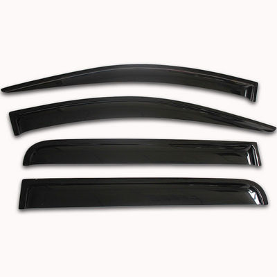 pare-soleil en plastique de fenêtre de porte de Sun de pluie de voiture de noir de plat de dérapage du camion 4x4