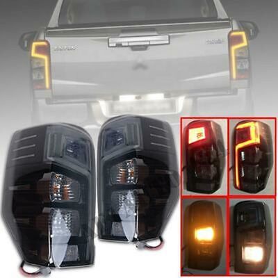 Pleines LED lumières de queue de l'ABS pour Mitsubishi Triton L200 2019 2020 2021