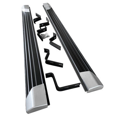 Pas de côté en aluminium noir de voiture de conseil courant pour Mitsubishi Triton L200