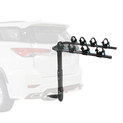 Transporteur arrière en acier de support de Tow Hitch Mounted Car Bicycle pour le véhicule de voiture de Suv