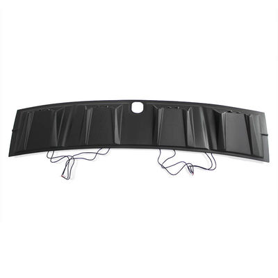 Lumière de spoiler de voiture de Matte Black Top Cover Front pour Mitsubishi Triton L200 2019 2020 202