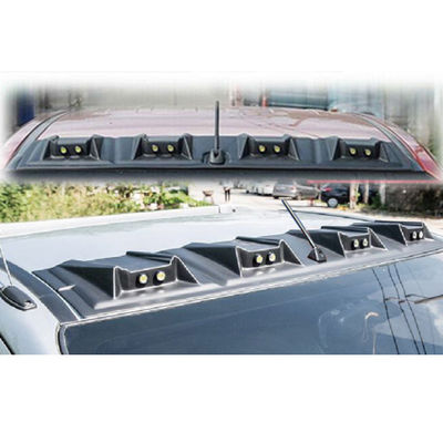 Lumière de spoiler de voiture de Matte Black Top Cover Front pour Mitsubishi Triton L200 2019 2020 202