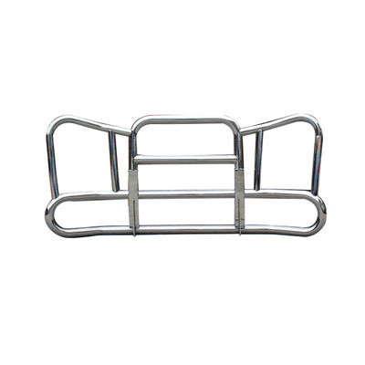Pièces de carrosserie de camion lourds en acier inoxydable 304 luxueux, pare-buffle avant pour Cascadia For Volvo Kenworth